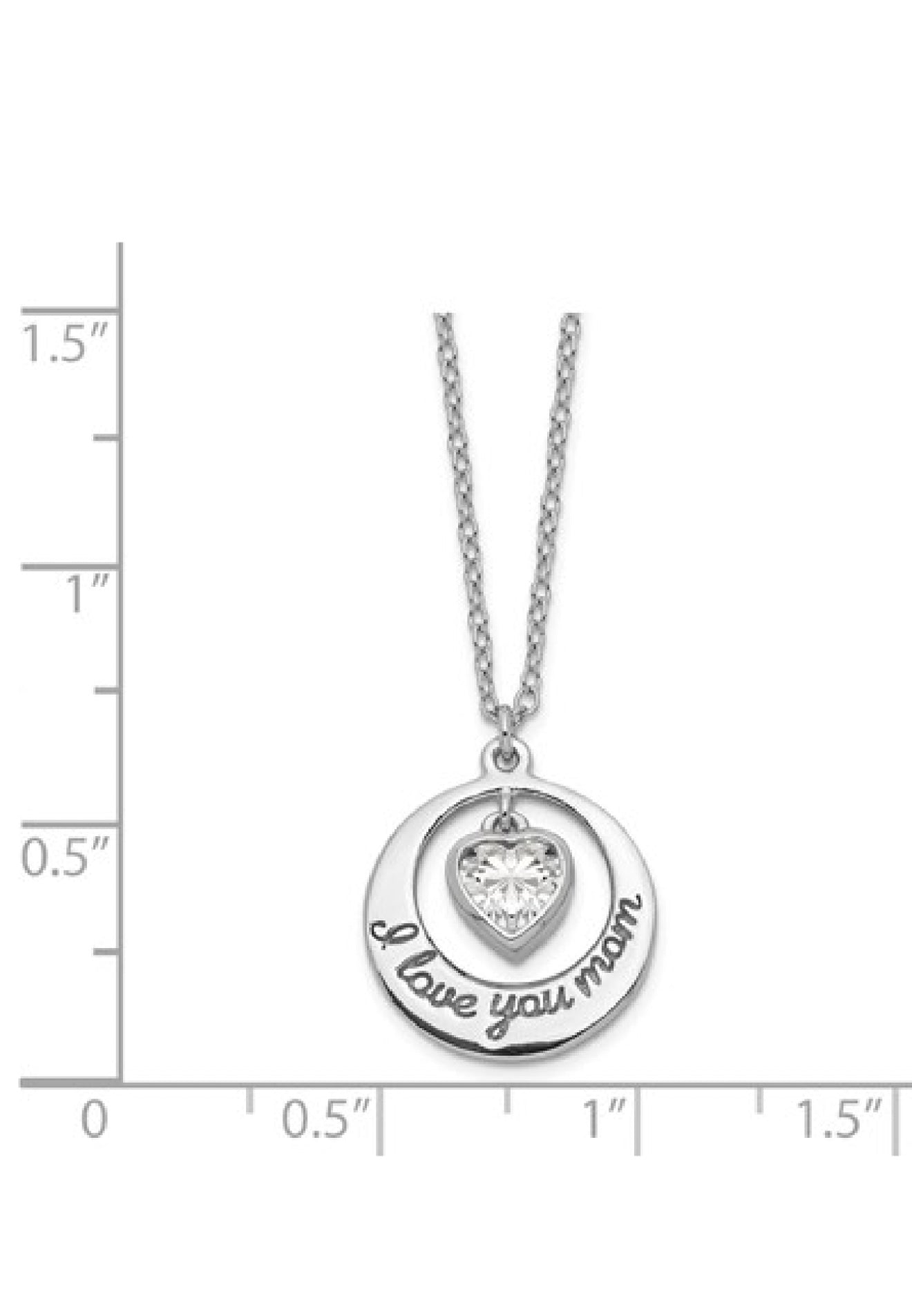 I Love You Mom 17” necklace