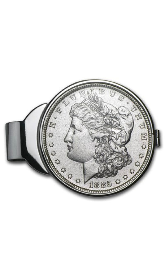 Morgan dollar money clip