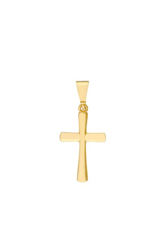 14k gold cross pendant