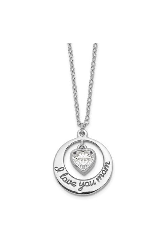 I Love You Mom 17” necklace