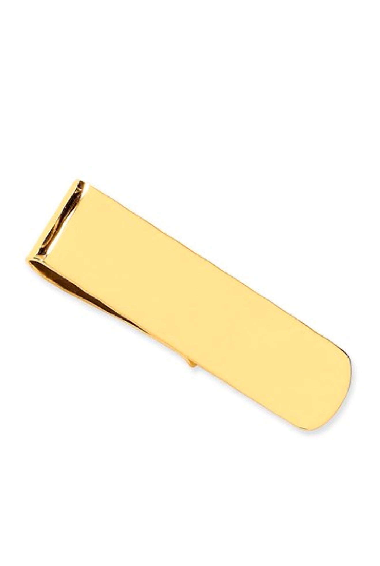 14k solid gold money clip (solid narrow)